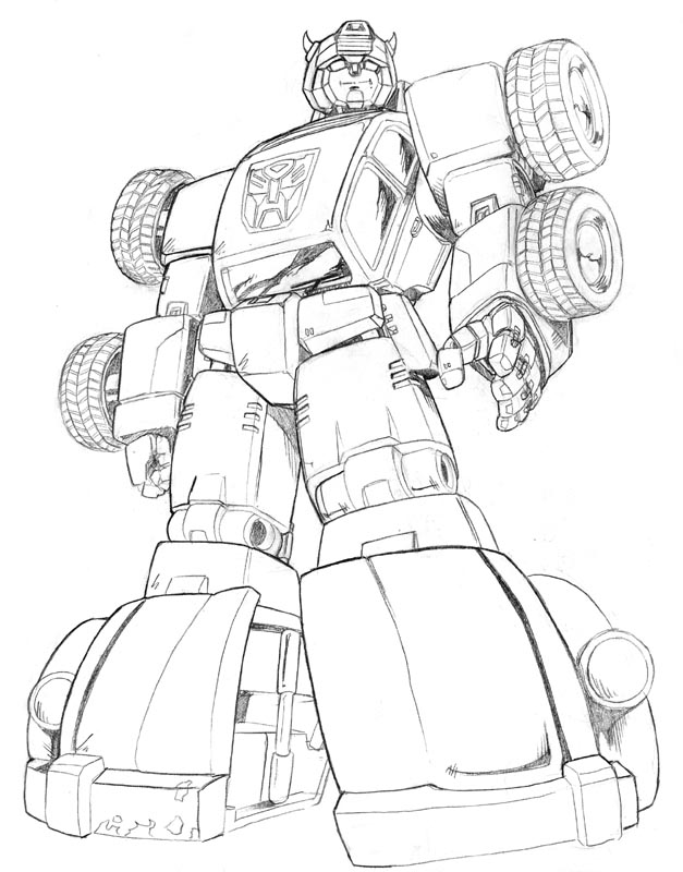 627x800 Transformers Bumblebee By Beamer - Bumblebee Transformer Sketch