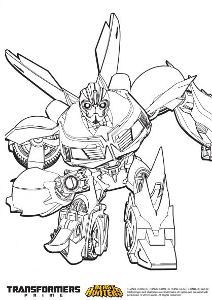 418x591 Transformers Prime Bumblebee Sketch Art - Bumblebee Transformer Sketch