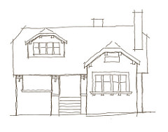 240x188 Bungalow Sketch Bungalow Sketch Bluekdesign - Bungalow Sketch