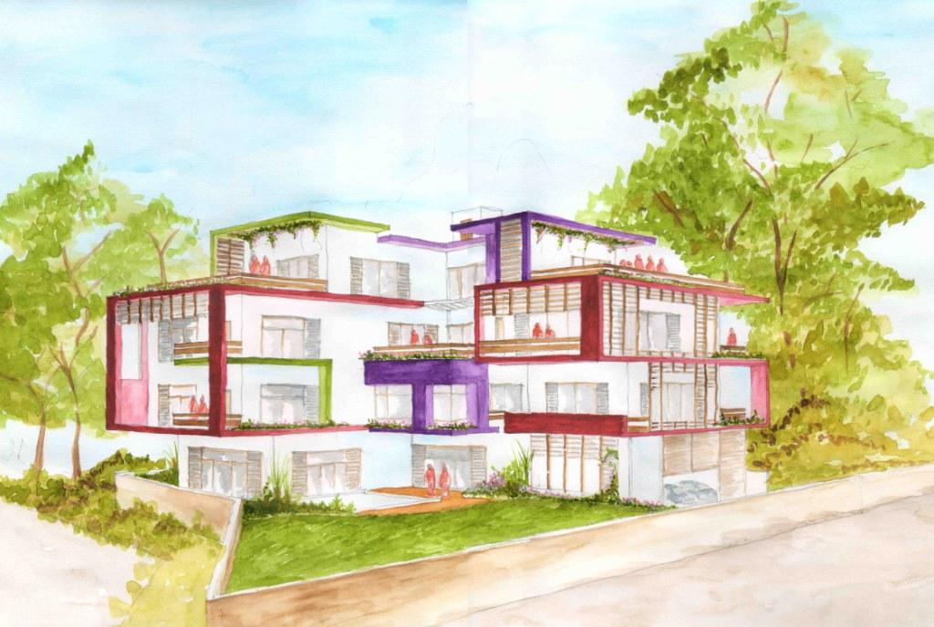 1024x688 Small Bungalow House Plans Indian Sketch Best House Design - Bungalow Sketch