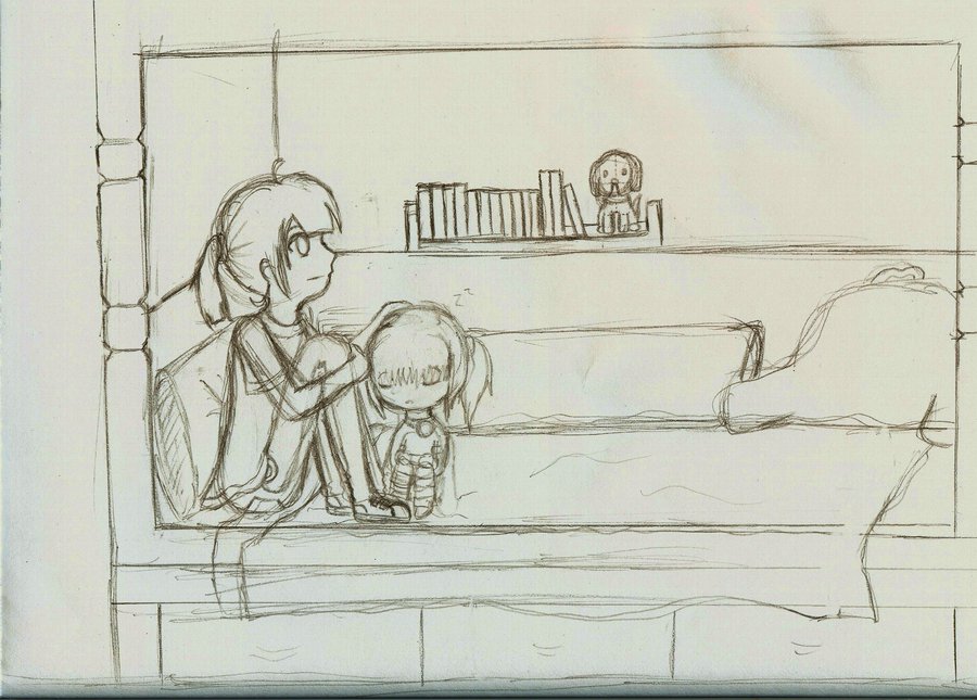 900x645 Bunk Bed Sketch By Tygirl181 - Bunk Bed Sketch