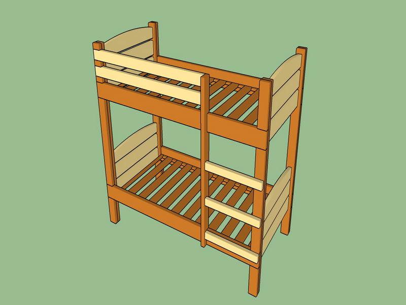 Bunk Bed Sketch at PaintingValley.com | Explore collection of Bunk Bed ...