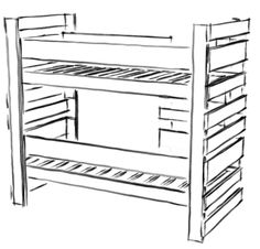 236x226 62 Best Woodworking For Everyone Images Carpentry - Bunk Bed Sketch
