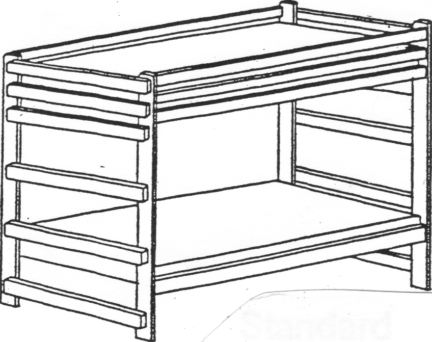 Bunk Bed Sketch at Explore collection of Bunk Bed