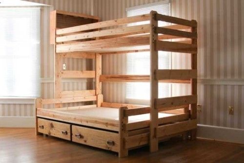 500x333 Plans For Bunk Beds Twin Over Full Woodworking Sketch Online Build - Bunk Bed Sketch