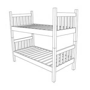 Bunk Bed Sketch at PaintingValley.com | Explore collection of Bunk Bed ...