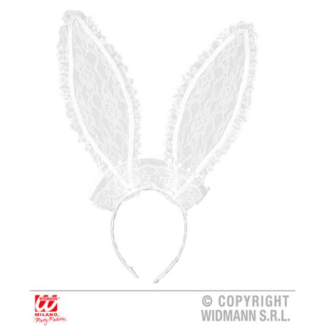 458x458 White Lace Bunny Ears - Bunny Ears Sketch