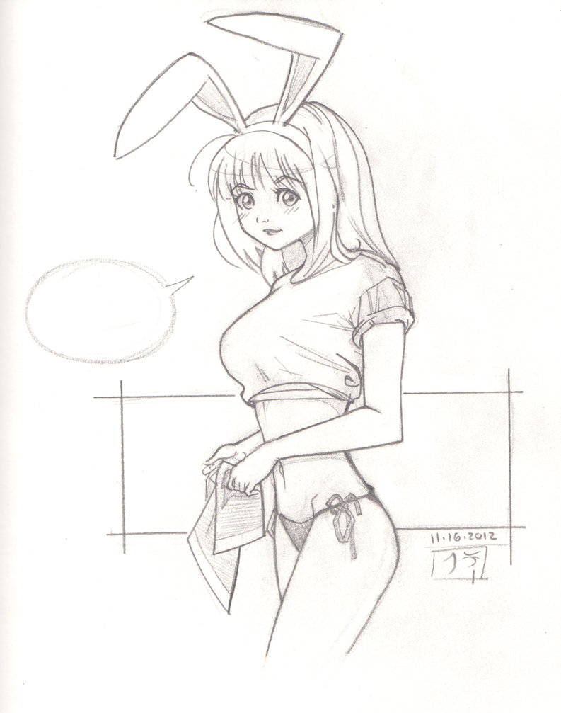 793x1007 Bunny Ears - Bunny Ears Sketch