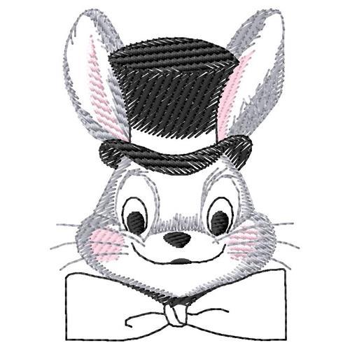 500x500 Bunny Face Sketch - Bunny Face Sketch