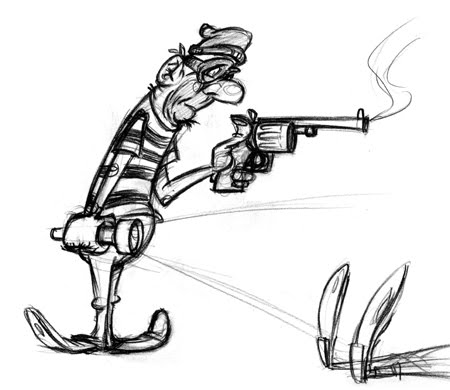 450x390 Fish Head Sketch Blog - Burglar Sketch