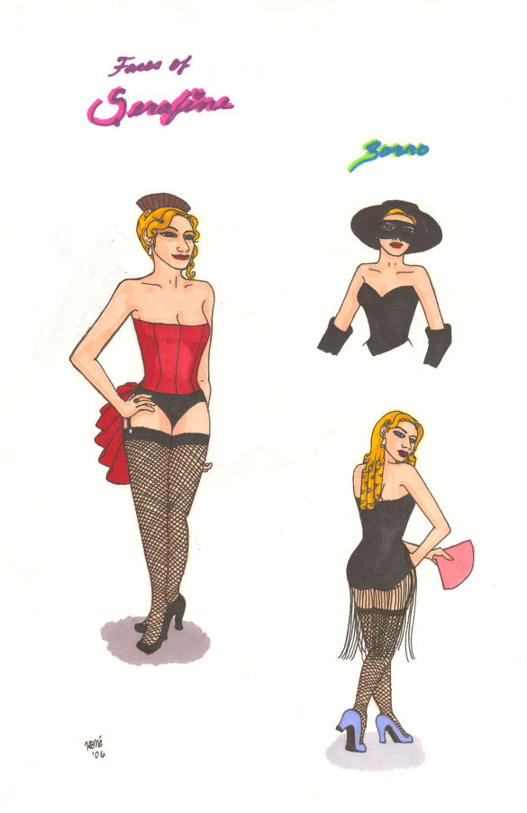 585x902 Burlesque Sketches By Elfceltrjl - Burlesque Sketches