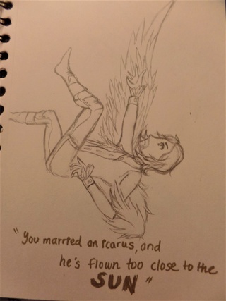 320x427 Inspired By Burn From The Hamilton Soundtrack - Burn Sketch