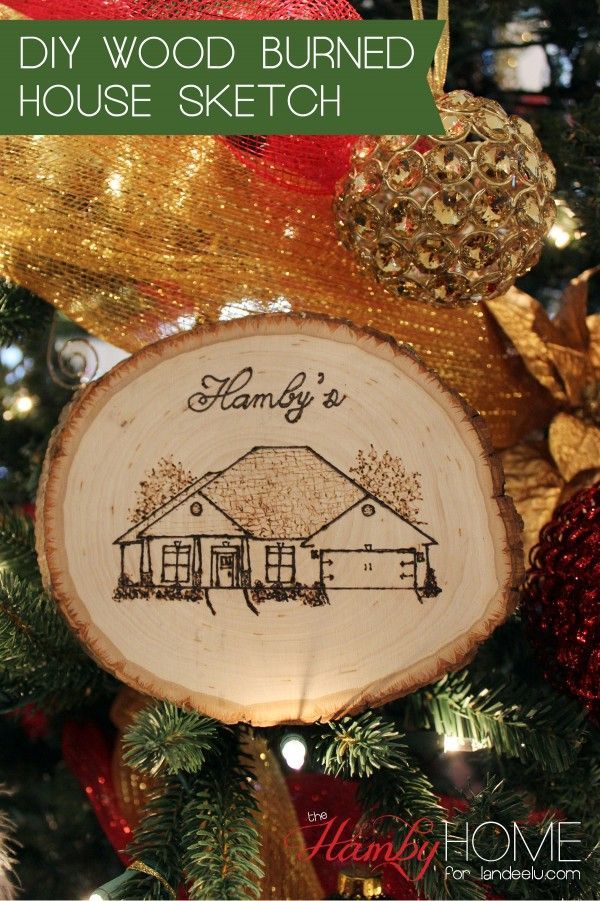 600x901 Diy Wood Burned House Sketch House Sketch, Diy Wood And Sketches - Burning House Sketch