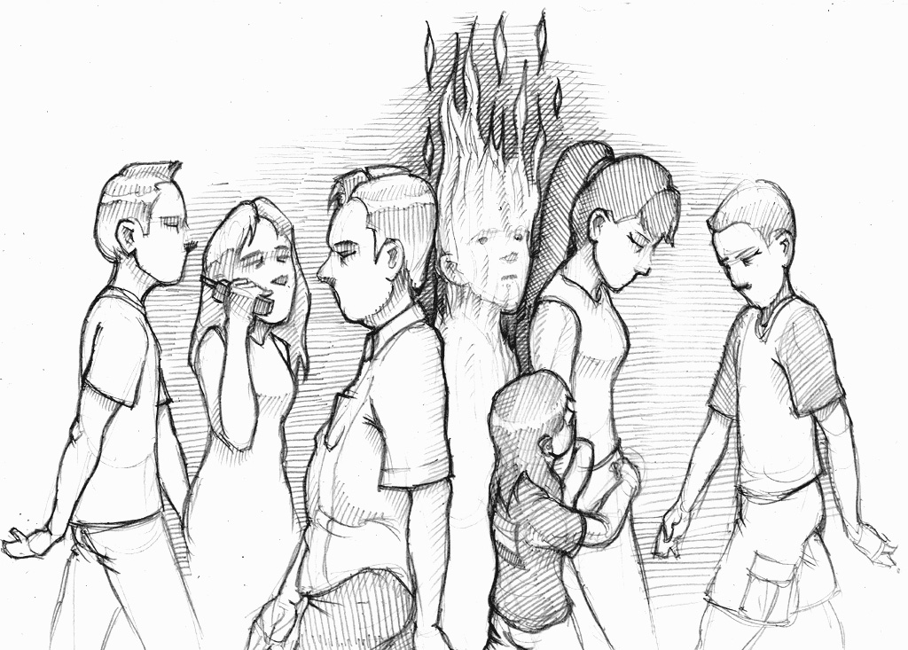 1024x733 Burning Man Agrimonia Foundmyself - Burning Man Sketch