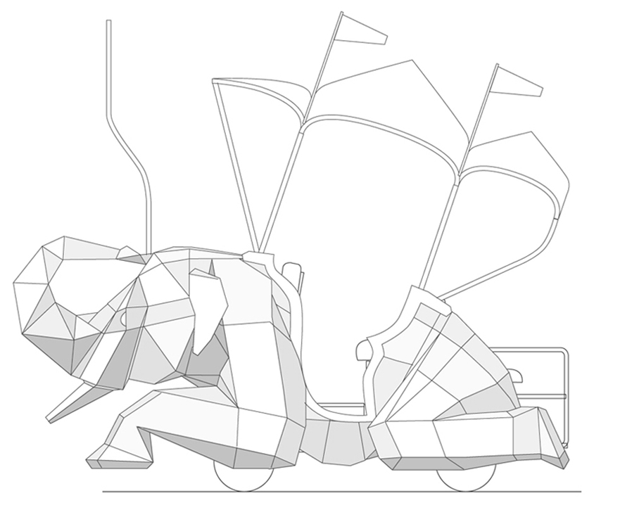 898x735 Nahji Intro Mutant Vehicle For Burning Man - Burning Man Sketch