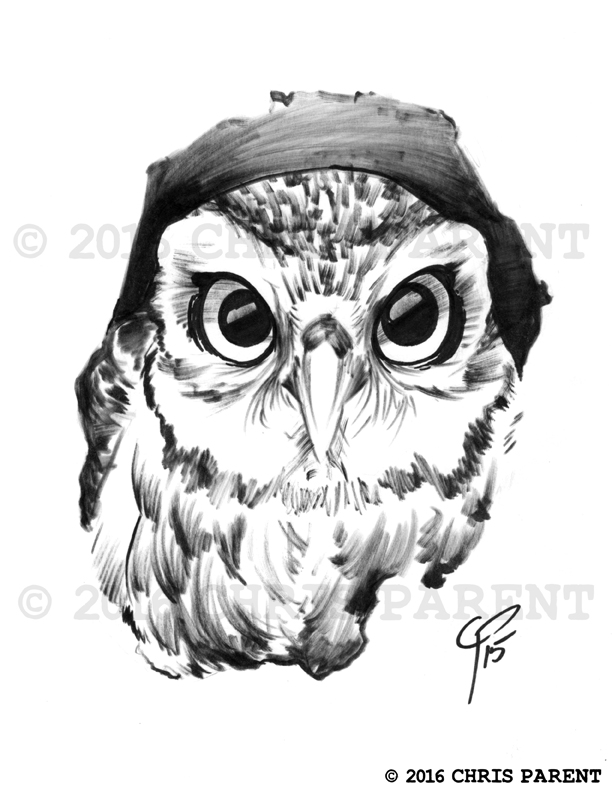 612x792 Burrowing Owl On Storenvy - Burrowing Owl Sketch