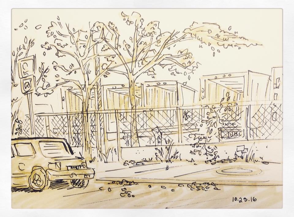 960x710 Bus Stop Sketch By Memorysoul - Bus Stop Sketch