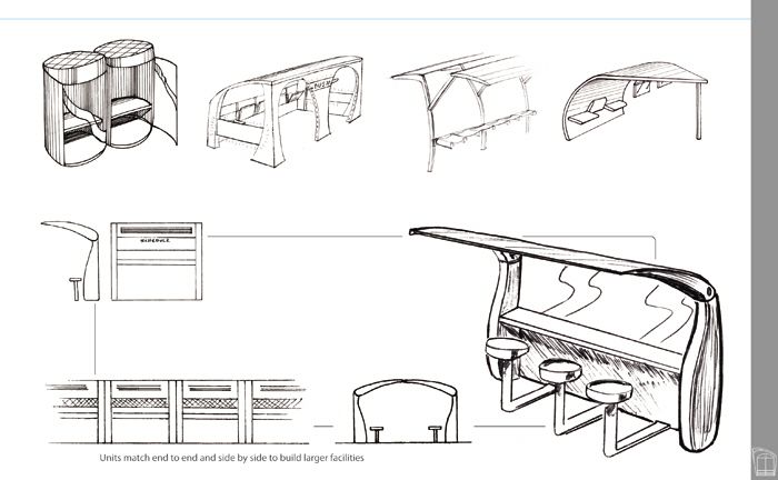 700x432 Bus Stop Sketch Design - Bus Stop Sketch