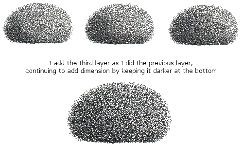 500x300 Foliage Tutorial - Bushes Sketch