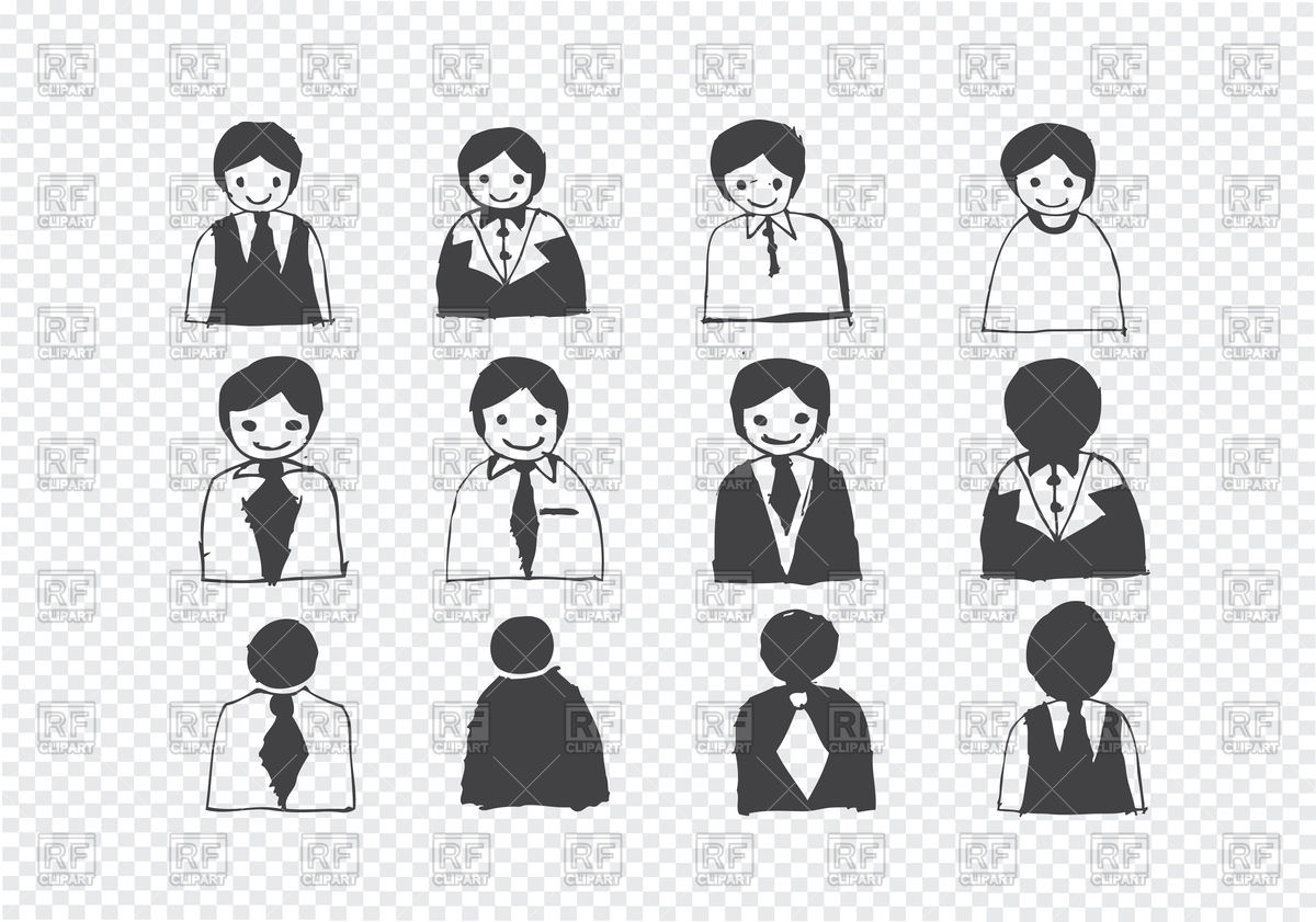 1200x841 Businessman Icons - Business Man Sketch