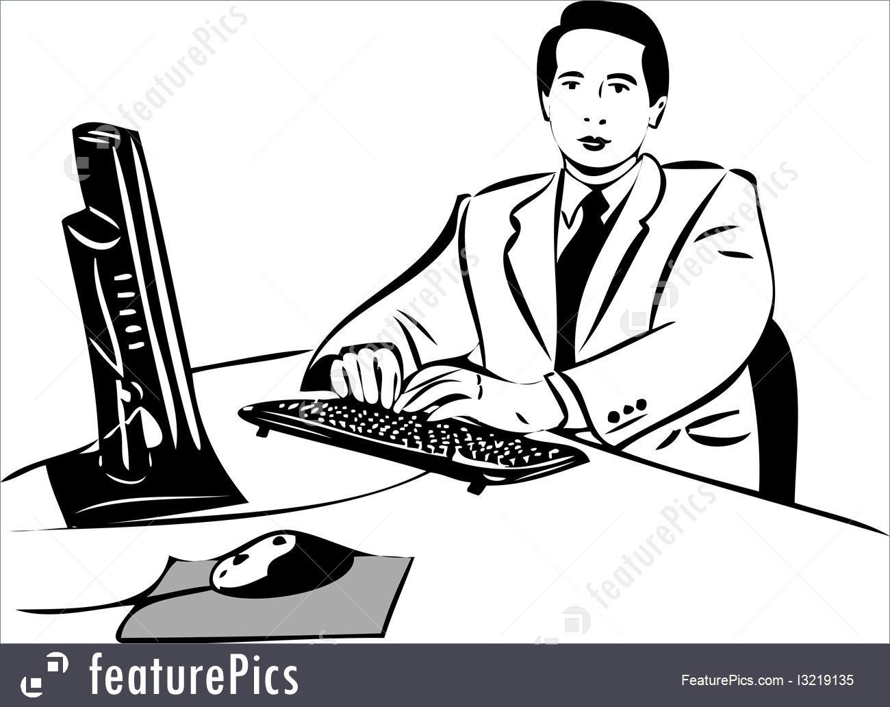 1300x1032 Business People Businessman Sketch - Business Man Sketch