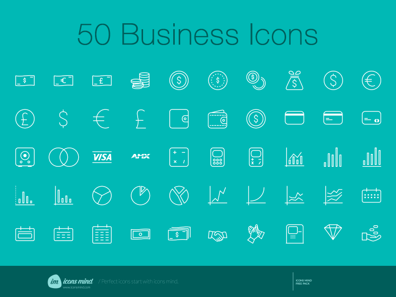 800x600 Free 50 Sketch Business Icons Set Sketch Freebie - Business Sketch