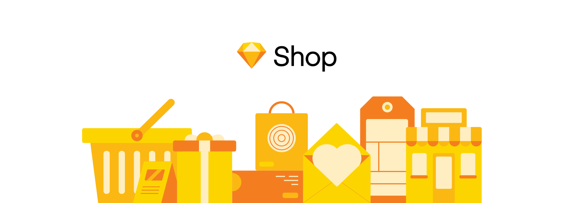 2000x711 Sketch Shop Now Open For Business Sketch Medium - Business Sketch