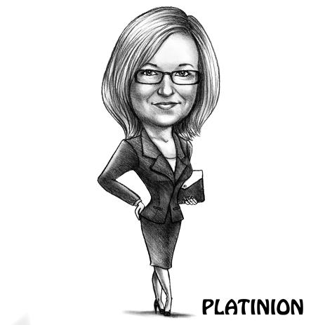 463x463 Sketched Business Drawing Of A Person By Pencil Portrait Artist - Business Sketch