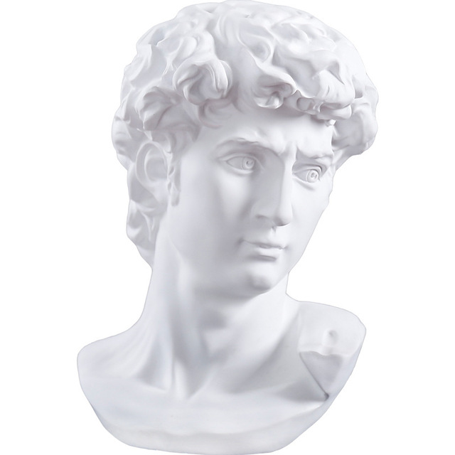 640x640 European Greek Character Bust Sketch Resin Ornaments Simulation - Bust Sketch