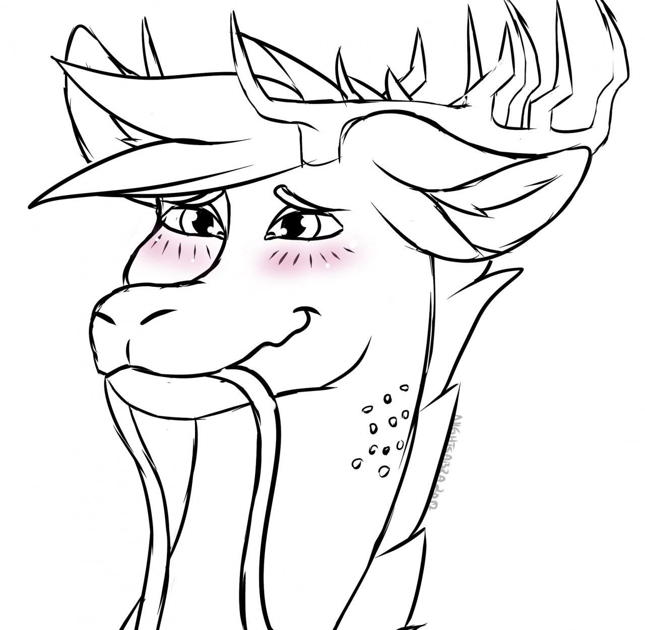 1280x1250 G]lygress Bust Sketch By Nightsabra - Bust Sketch