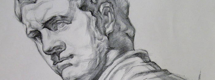 700x260 Roman Bust Study Caracalla - Bust Sketch