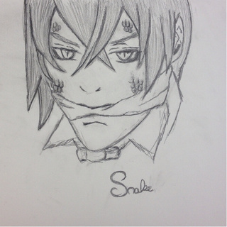320x320 Snake From Black Butler Sketch During History P - Butler Sketch