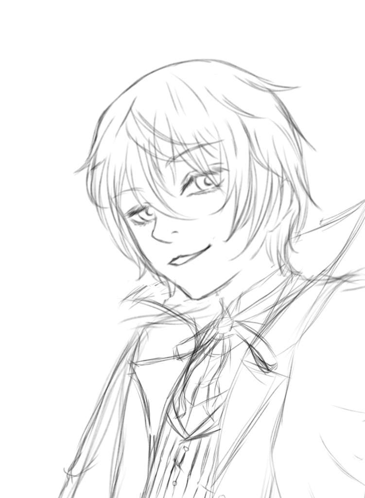 751x1024 Alois Trancy Sketch Black Butler Amino - Butler Sketch