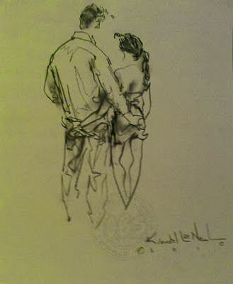 329x400 Wedding Talk Caricaturist Reception Entertainment - Butt Sketch