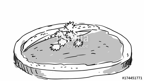 500x282 Piece Of Bread With Butter Vector Sketch Storyboards Stock Image - Butter Sketch