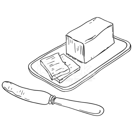 440x440 Butter Sketch Illustration Stock Vector - Butter Sketch