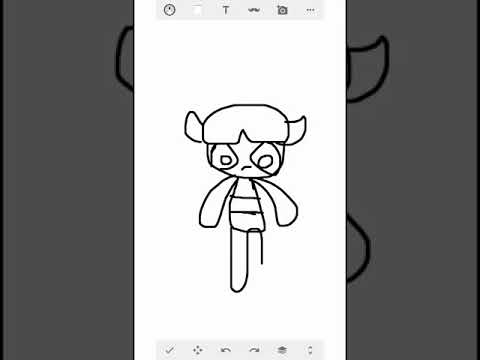 480x360 Buttercup Sketch Drawing(Ppg) - Buttercup Sketch