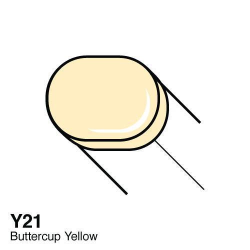 500x500 Y21 Buttercup Yellow Copic - Buttercup Sketch