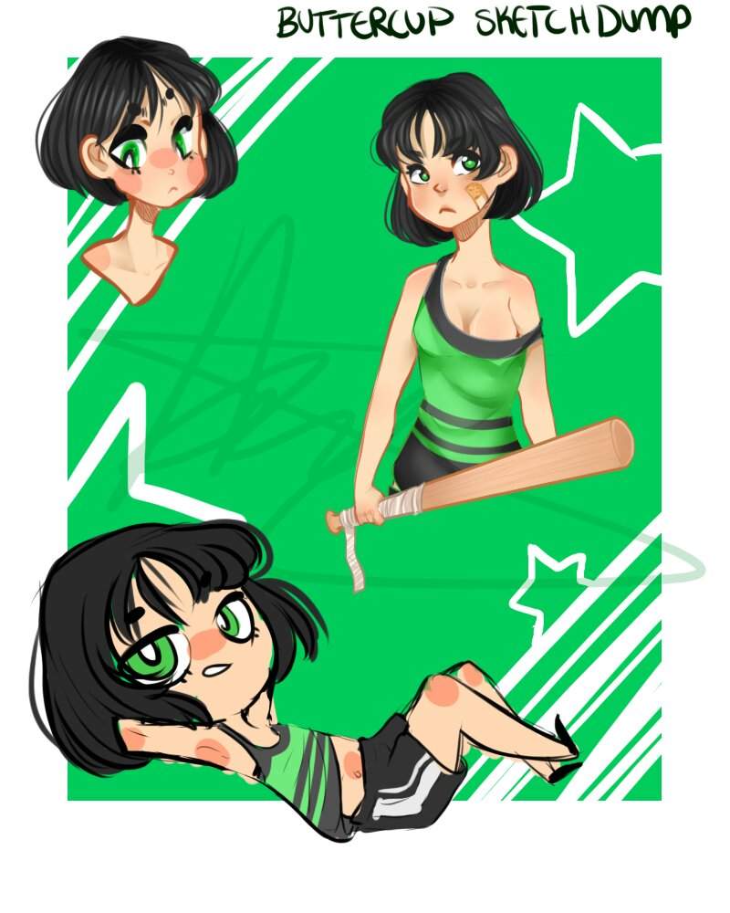 800x1000 Buttercup Sketch Dump The Powerpuff Girls Amino - Buttercup Sketch