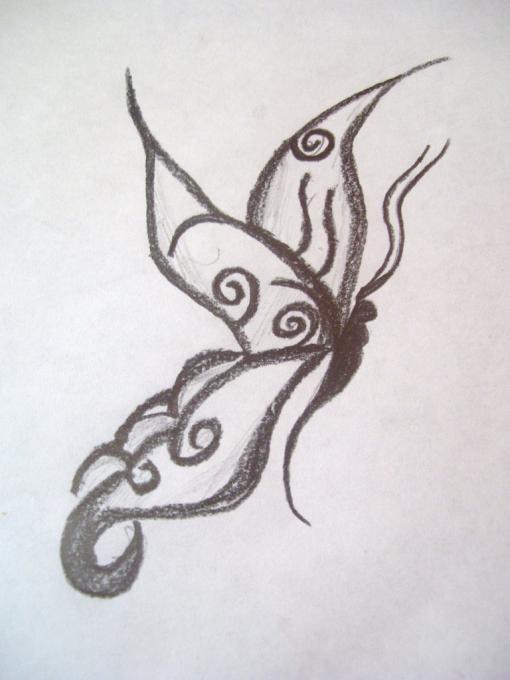 510x680 Butterfly. Engineering Drawing. Drawings. Pictures. Drawings Ideas - Butterfly Sketch Drawings