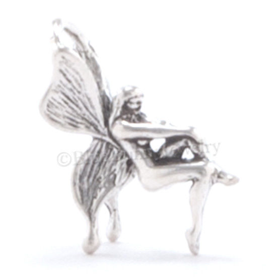 550x550 3d Butterfly Wings Fairy Pixie Bracelet 925 Charm Pendant Sterling - Butterfly Wings Sketch