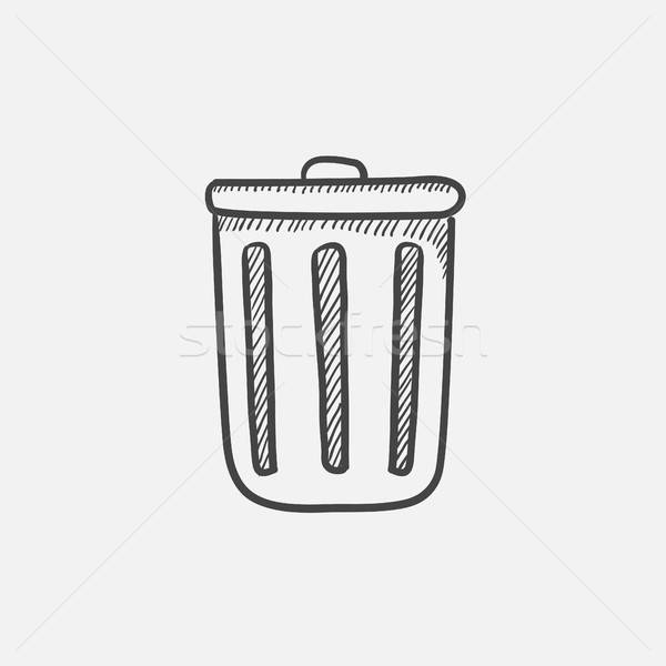 600x600 Delete Button Sketch Icon. Vector Illustration Andrei Krauchuk - Button Sketch