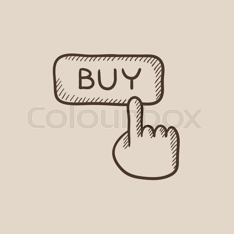 800x800 Buy Button With Hand Sketch Icon For Web, Mobile And Infographics - Buy Sketch