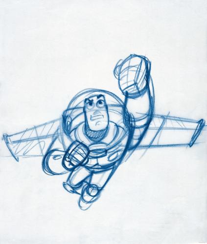 423x500 Buzz Lightyear Sketch - Buzz Lightyear Sketch
