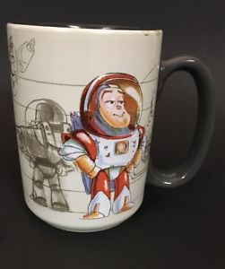 251x300 Disney Parks Toy Story Buzz Lightyear Sketch Ceramic 16oz Coffee - Buzz Lightyear Sketch