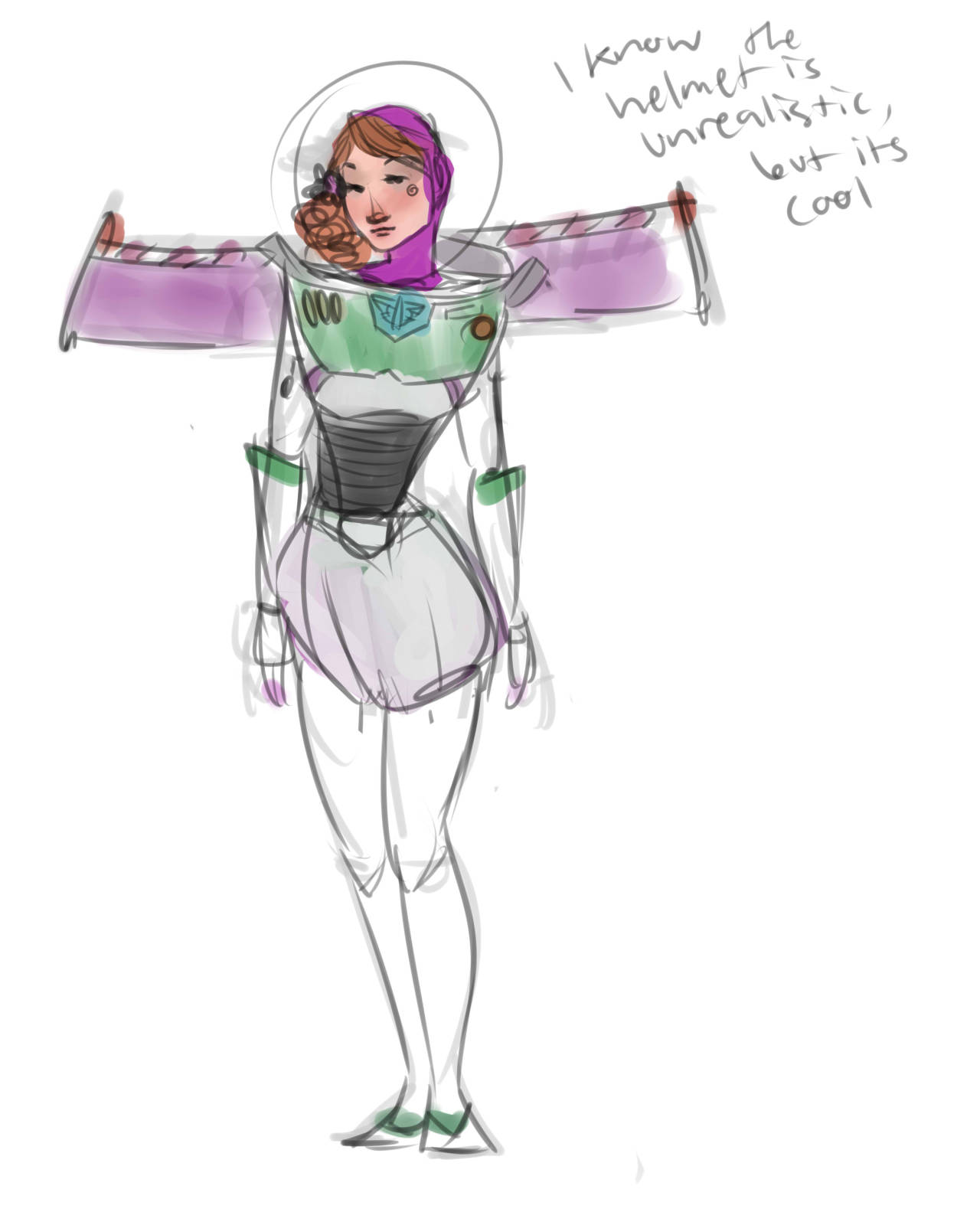 1280x1600 Happy Days For Heather Genderbent Buzz Lightyear Anyone ) This - Buzz Lightyear Sketch