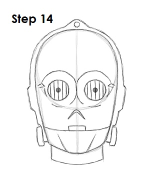 300x388 How To Draw C 3po - C Sketch