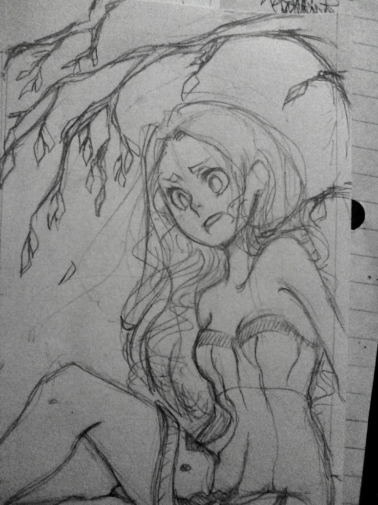 774x1032 Oc Sketch Qwq By Cabbage Sama - Cabbage Sketch