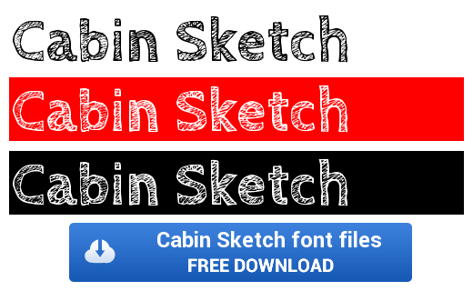 520x320 Cabin Sketch Font Cabin Sketch Ttf, Otf, Zip File Download - Cabin Sketch Font