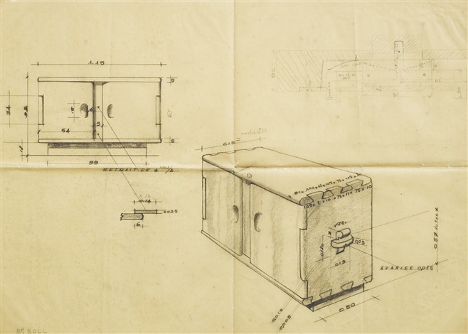 658x470 Cabinet Together With Sketch Of Same By Alexandre Noll On Artnet - Cabinet Sketch